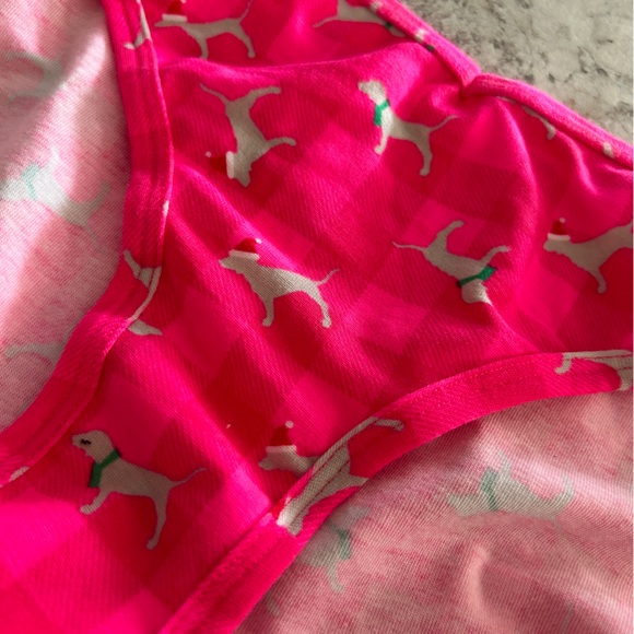 VS PINK HOLIDAY CHRISTMAS PANTY LARGE NWT - Picture 5 of 5